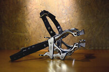 Spéculum dentaire miniature équin poney avec plaques de morsure et sangles en...