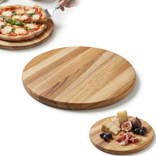 Planche ronde chêne - planche, en