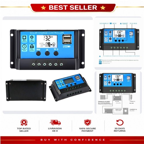 Régulateur solaire pwm - régulateur,