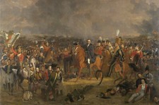 high quality oil painting 100% handpainted on canvas "The Battle of Waterloo"