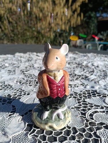 Figurine porcelaine souris - en,