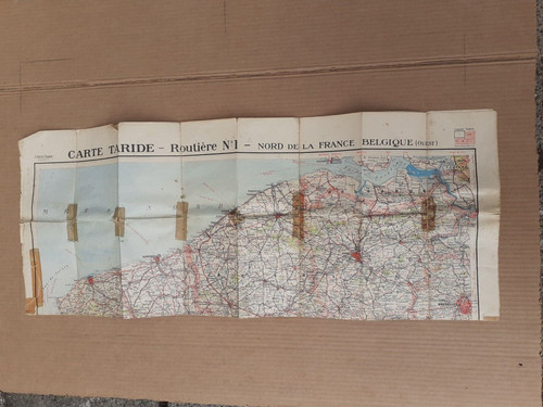 Taride carte routière - carte,