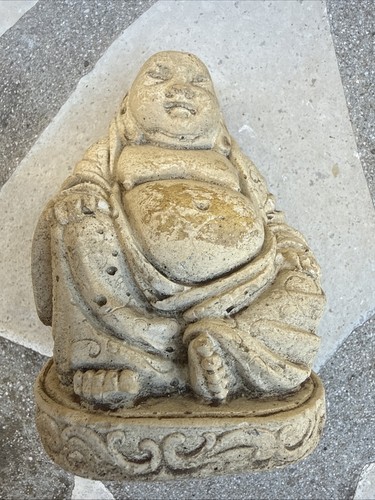 Statuette vintage buddha - buddha, rieur