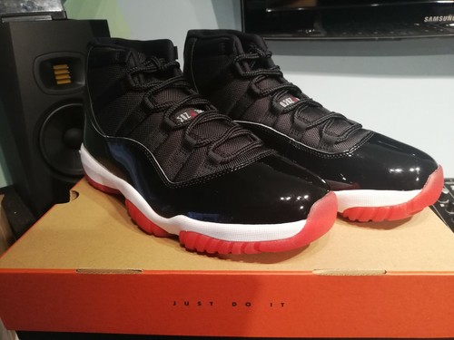 Air jordan bred - xi, 11