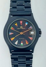 YONGER BRESSON Flagship Black Dial Etanche Controle 3ATM Quartz Swiss 32mm Watch