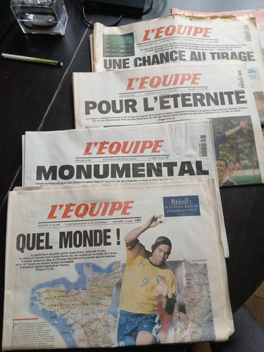 Lot anciens journeaux equipe - journeaux, l'equipe