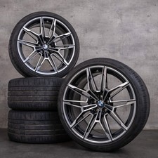 BMW M3 M4 Jantes 19 20 pouces G80 G82 G83 Roues été jantes 8093832 8093833 Styli