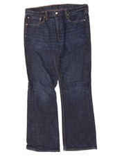 LEVI'S Mens 527 Bootcut Jeans W36 L32 Blue Cotton DM04