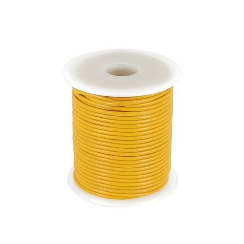 Lacet cuir rond - lacet, en