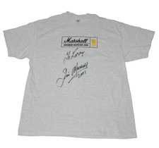 Jim Marshall Autographed Marshall Advance Valvestate 2000 Signed T-Shirt XL 2001