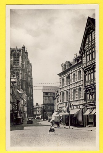 Cpsm abbeville rue du - abbeville, (somme)