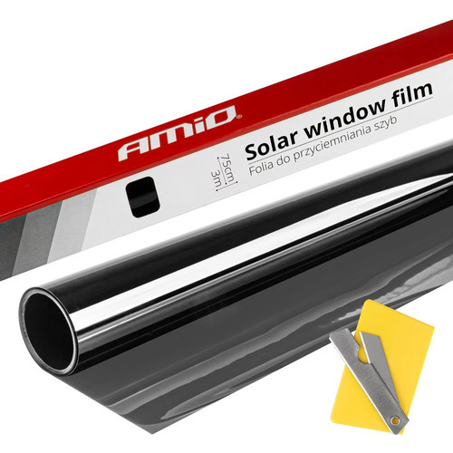 Film solaire noir 75x300cm - noir,