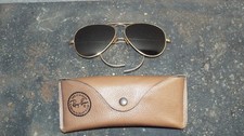 Vintage Ray Ban Aviator Mens Sunglasses marked (D or P 12kt GF) BAUSH & LOMB