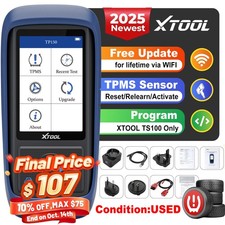 XTOOL TP150 TPMS Programmer Tire Pressure Sensor Relearn Reset Activate Tool