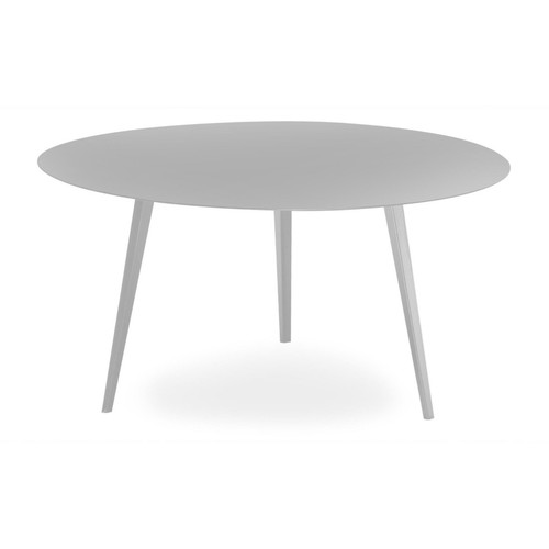 Table basse ronde bimix - basse, 90cm