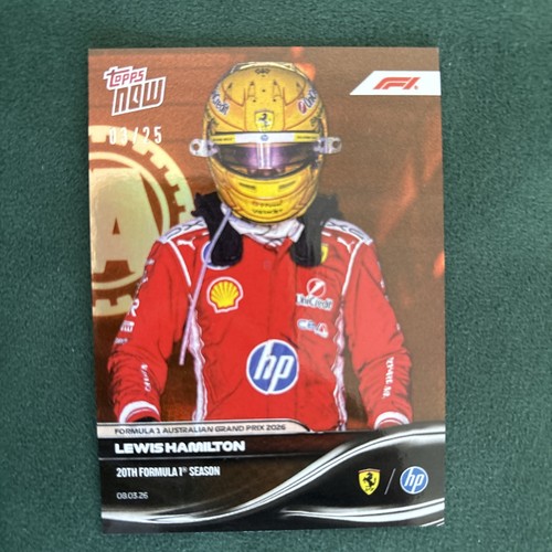 Lewis hamilton 2026 topps - 🚨,