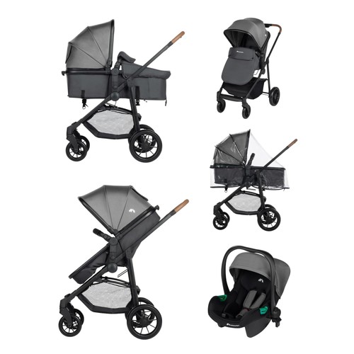 Poussette trio combinée - poussette, en