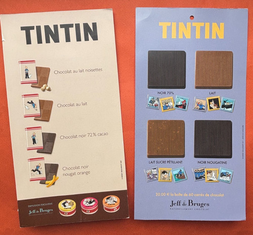 Herge plv cartonnee - plv, tintin