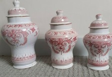 Lot 3 pots pharmacie poterie
