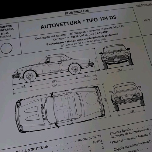 Fiat 124 spider - fiat, ds