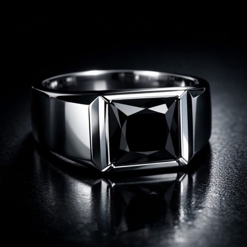 Bague homme argent sterling - en,