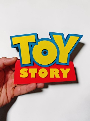 Plaque logo toy story 3d - toy,