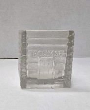 Tecumseh Log Cabin Mustard Container Missing Lid