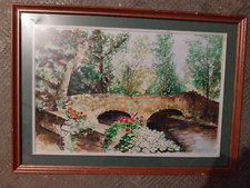 Tableau aquarelle encadrement