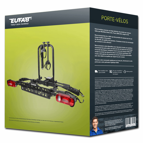Porte vélo eufab crow - porte-vélo,