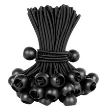 Cordon Élastique à Boule Noire, Cordon Élastique Extérieur Robuste avec Bou6397
