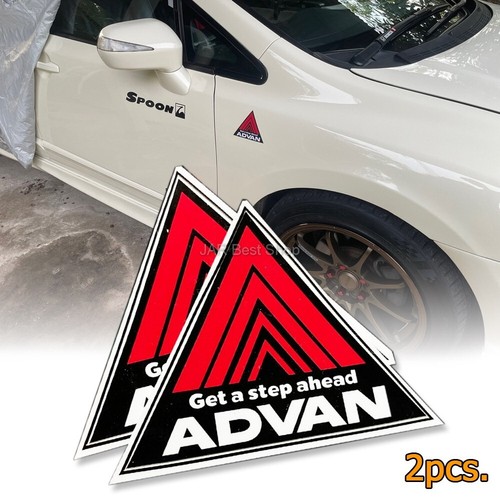 Sticker advan racing triangle - sticker,