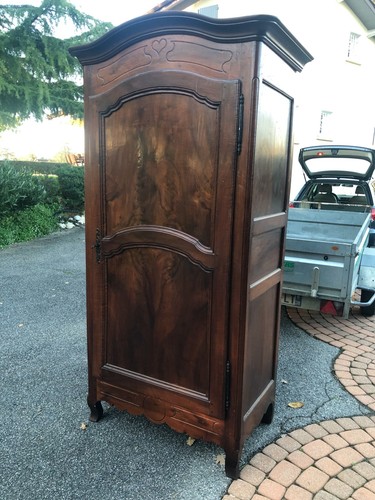 Bonnetiere noyer xix style - bonnetiere,