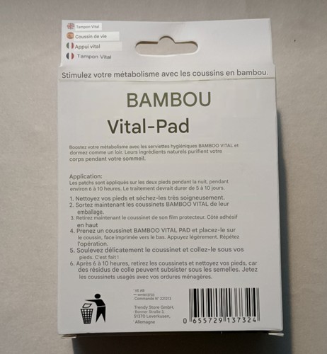 Bambou vital pad patchs - bambou, vital-pad