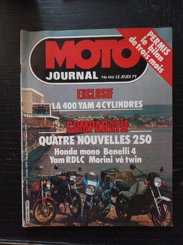 Moto journal 466 yamaha 500 - journal,