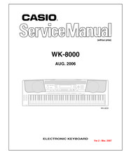 Casio WK-8000 Service Manual repair Schematic Diagrams Schematic Schematic WK8000
