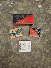 Antique Muratti's & Abdulla Cigarette Advertising Boxes circa 1930
