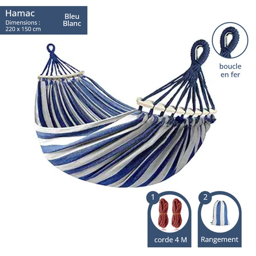 Hamac double coton tissu - hamac, /