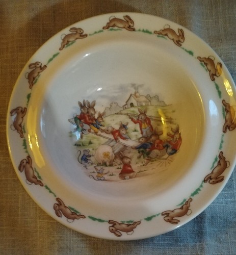 Assiette creuse bunnykins - assiette,