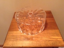 8" round vintage optic clear