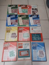 Lot Of 12 Old Magazines Radio Plans