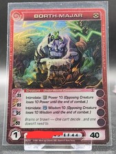 Chaotic TCG : (2/5 Max) Borth-majar DOP 1st Edition Foil Super Rare