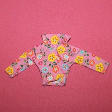 Petite veste à fleurs pour Barbie / vêtement pour poupée Barbie Mattel