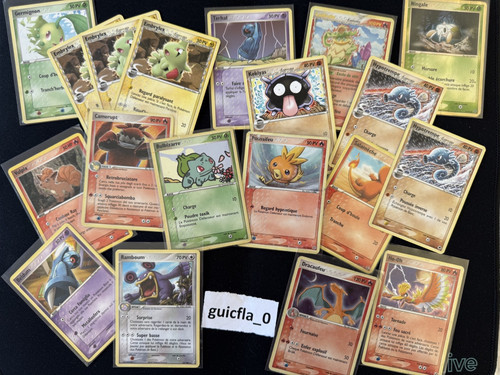 Lot cartes pokémon - cartes, vintage