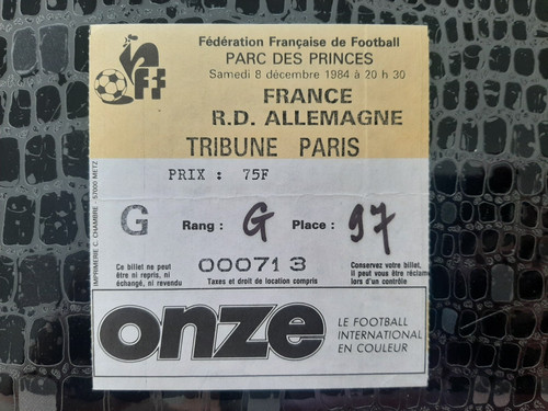 Ticket foot collection - ticket, "