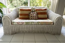 Canapé 3 places en rotin