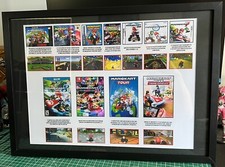 Super Mario Kart Game Frame Graphics Wall Art Collectable
