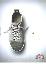 ADVERTISEMENT ADVERTISING 2006 CAMPER the comfort shoe