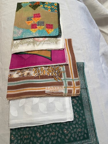 Anciens mouchoirs pochettes - 6, mouchoirs/pochettes