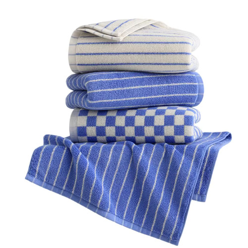 Serviettes coton rayées