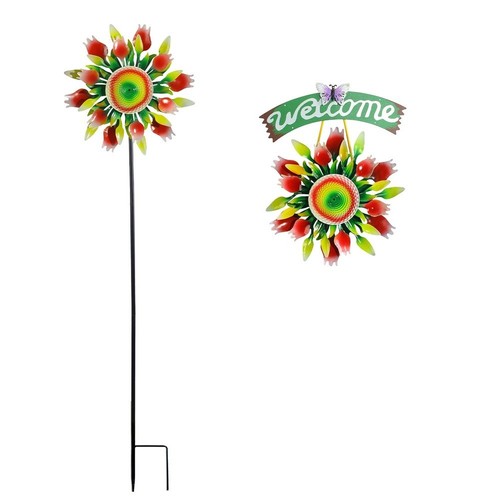 Moulin vent tournesol - moulin,
